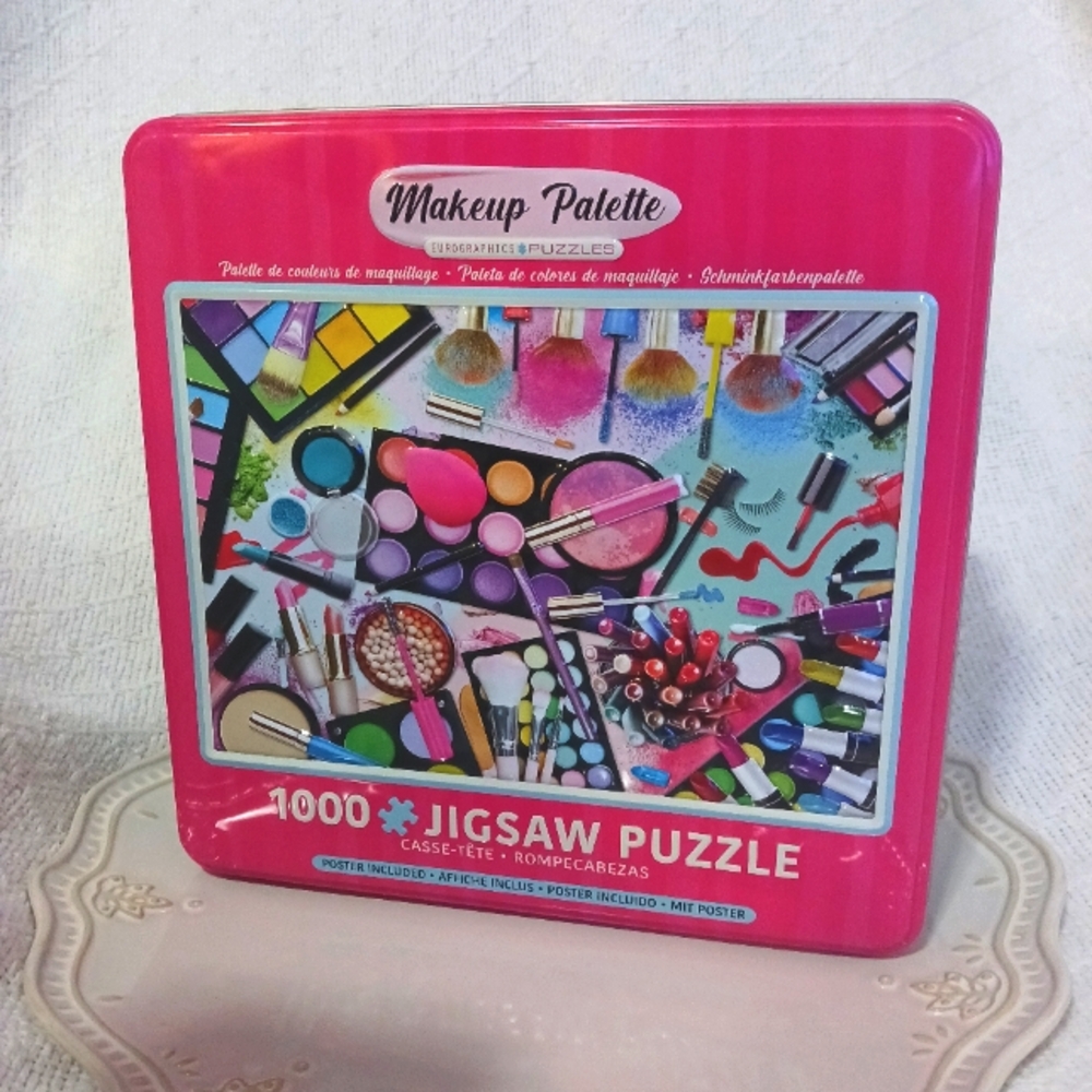 Eurographics Puzzles Makeup Palette 1000 Piece Jigsaw Puzzle